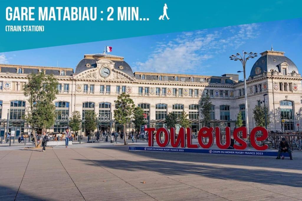 Duplex - Centre - Gare Matabiau Lejlighed Toulouse Eksteriør billede